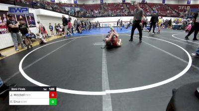 84 lbs Semifinal - Jax Mitchell, Piedmont vs Elissa Cruz, Scrap Yard Training