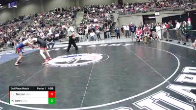 3rd Place Match - Jarom Nelson, Bear River vs Keaton Terry, Crimson Cliffs High