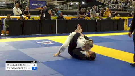 MEAGAN LINDA MC CORKLE vs SARAH LEVON HENDRICKS 2024 Pan Jiu Jitsu IBJJF Championship