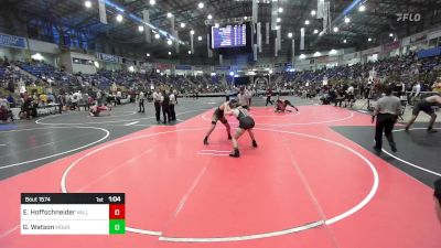 180 lbs Quarterfinal - Ervin Hoffschneider, Valley Middle School vs Grayson Watson, Mountain Ridge Middle School