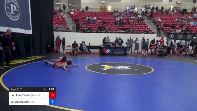 51 kg Round 5 - William Theofanopoulos, Legends Of Gold Las Vegas vs Jessie Valenzuela, Rough House Wrestling