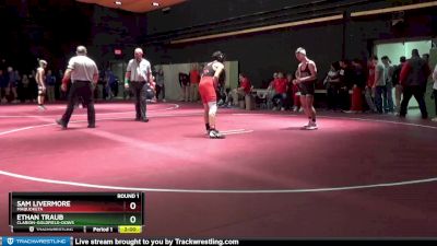 132 lbs Round 1 - Ethan Traub, Clarion-Goldfield-Dows vs Sam Livermore, Maquoketa