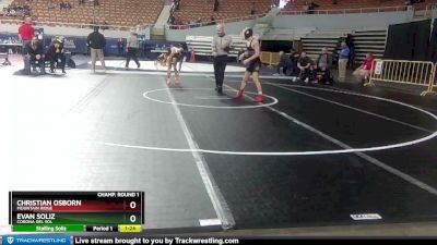 D1-113 lbs Champ. Round 1 - Christian Osborn, Mountain Ridge vs Evan Soliz, Corona Del Sol