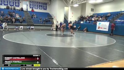 285 lbs Round 3 - Robert Castellano, Eureka vs Franco Fontela, Dubuque