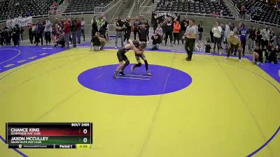 67 lbs Semifinal - Jaxon McCulley, Salem Elite Mat Club vs Chance King, Scappoose Mat Club