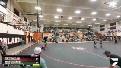 45 lbs Cons. Semi - Orrin Wilkinson, Greybull Basin Athletic Club vs Carter LeClair, Riverton USA Wrestling