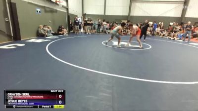 157 lbs Champ. Round 1 - Graysen Serl, CNWC Concede Nothing Wrestling Club vs Josue Reyes, Tri Cities Wrestling Club