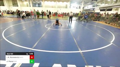 88 lbs Round Of 16 - Aidan Karasevicz, Waterford, CT vs Jordan Perez, Empire WC