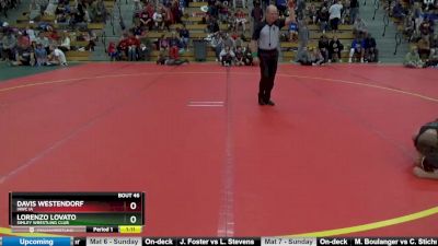 80 lbs Cons. Round 2 - Lorenzo Lovato, Simley Wrestling Club vs Davis Westendorf, IAWC IA