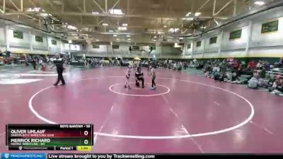 55 lbs Champ. Round 2 - Oliver Umlauf, Dakota Boyz Wrestling Club vs Merrick Richard, MATPAC Wrestling - ND