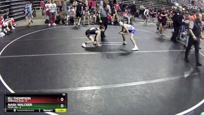 75 lbs Round 3 (6 Team) - Eli Thompson, Nebraska Blue vs Nash Walcker, Team USA