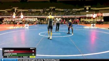 150 lbs Champ - Round 1 (16 Team) - Dawson Davis, Butler HS vs Jaivin Ogo, Kempsville