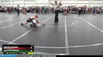 84 lbs Round 1 (8 Team) - Matthew Rowles, 4M vs Easton Stephen, Wrestling Mill
