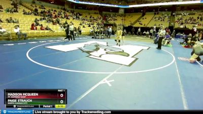 170 Class 2 lbs Cons. Round 2 - Madison Mcqueen, Ft. Zumwalt East vs Paige Strauch, North Kansas City