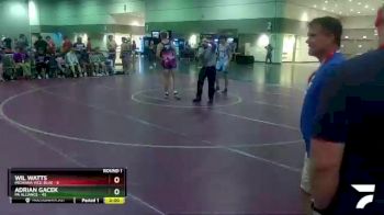 195 lbs Round 1 (6 Team) - Wil Watts, Michiana Vice-Blue vs Adrian Gacek, PA Alliance