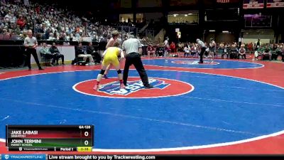 6A-126 lbs 3rd Place Match - John Termini, Marist School vs Jake Labasi, Sequoyah