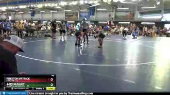 90 lbs Round 3 (10 Team) - Zain Beasley, Alabama Elite Black&nbsp; vs Preston Patrick, Little MF