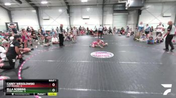 64 lbs Finals (2 Team) - Ella Robbins, Storm Wrestling vs Carey Wesolowski, Lady Reapers