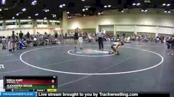 120 lbs Round 2 (10 Team) - Alexandra Roche, Griffin Fang vs Keela Kary, Montana