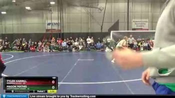 140 lbs Quarterfinals (8 Team) - Tyler Harrill, Nebraska Black vs Mason Mathis, South Dakota Storm