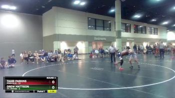 132 lbs Round 2 (6 Team) - Tahir Parkins, MAWA Blue vs Drew Mattison, STL Orange
