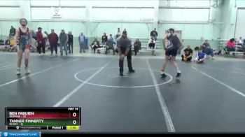 140 lbs Round 3 (8 Team) - Tanner Finnerty, NCWAY vs Ben Fabuien, Rednose