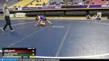 197 lbs Cons. Semi - Kalob Runyon, Northern Iowa vs Jose Valdez, Unattached