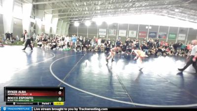 84 lbs Round 3 (4 Team) - Rocco Esposito, Black Fox Wrestling vs Ryker Alba, Warriors Of Christ