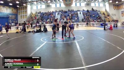 115 lbs Semifinal - Isabella Tellez, Eagle Empire vs Aurora Guadiana, Wellington