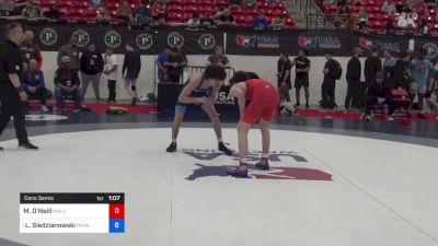 55 kg Cons Semis - Matthew O'Neill, Malvern Wrestling Club vs Lincoln Sledzianowski, Pennsylvania