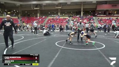 58 lbs Quarterfinal - Cash Robertson, Victory vs Wade Eck, Brawlers