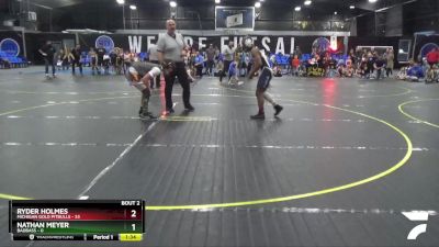 155 lbs Round 1 (8 Team) - Ryder Holmes, Michigan Gold Pitbulls vs Nathan Meyer, BadBass