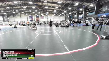 115 lbs Rd# 10- 4:00pm Saturday Final Pool - Grayson Fuchs, POWA vs Slater Hicks, California National Team