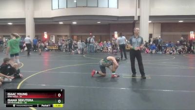 135 lbs Round 2 (6 Team) - Isaac Young, Ohio Gold vs Isaiah Sekutera, Untouchables