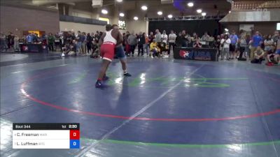 130 kg Cons 4 - Courtney Freeman, Marines vs Luke Luffman, Illinois Regional Training Center/Illini WC