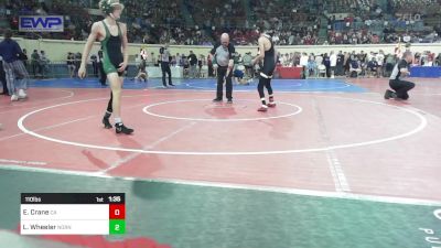 110 lbs Round Of 16 - Elijah Crane, Carl Albert vs Levi Wheeler, Norman North