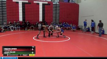 132 lbs Placement (12 Team) - Trestin Simien, Sparkman vs Lewis Miller, Auburn