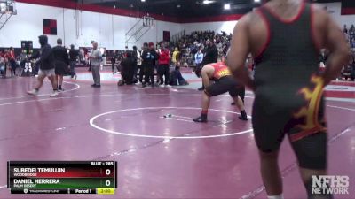 285 lbs Champ. Round 1 - Daniel Herrera, Palm Desert vs Subedei Temuujin, Woodbridge