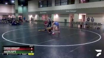 160 lbs Round 2 (6 Team) - Thomas Gernhart, Brevard FCA-Alpha Dogz vs Austen Kuntz, Diamond Fish Pink