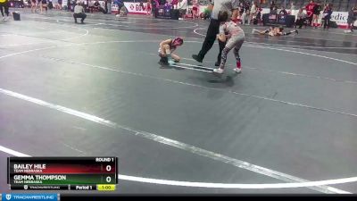 60-70 lbs Round 2 - Bailey Hile, Team Nebraska vs Gemma Thompson, Team Nebraska