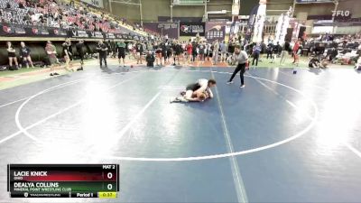 125 lbs 3rd Place Match - Lacie Knick, Ohio vs Dealya Collins, Mineral Point Wrestling Club