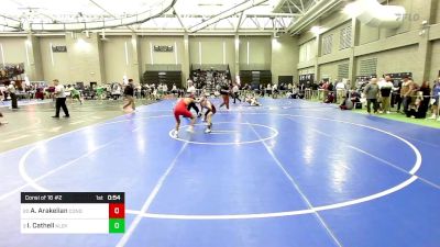 113 lbs Consi Of 16 #2 - Armen Arakelian, Conard vs Ian Cathell, Killingly