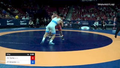 67 kg Quarters - Hayden Tuma, Suples Wrestling Club vs Peyton Omania, New York Athletic Club