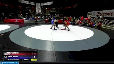 165 lbs Round 2 (8 Team) - Aaron Moreno, CVWA vs Caleb Ocampo, KTWA