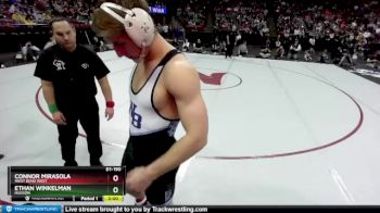 D1-190 lbs 1st Place Match - Connor Mirasola, West Bend West vs Ethan Winkelman, Hudson