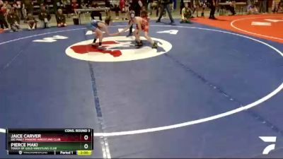 78 lbs Cons. Round 3 - Jaice Carver, Big Piney Pinners Wrestling Club vs Pierce Maki, Touch Of Gold Wrestling Club