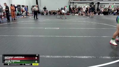 126 lbs Round 5 (8 Team) - ANTHONY LAVEZZOLA, RedNose vs Jacob Portman, Myland WA