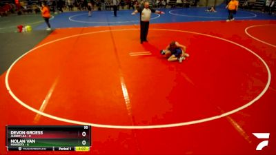 95 lbs Placement (4 Team) - Devon Groess, Albert Lea vs Nolan Van, Minneota