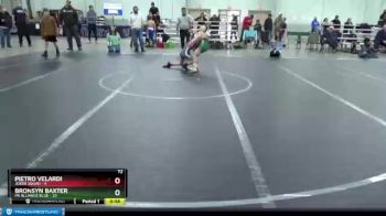 72 lbs Round 2 (8 Team) - Bronsyn Baxter, PA Alliance Blue vs Pietro Velardi, Joker Squad