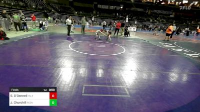 45 lbs Final - Shane O'Donnell, Yale Street vs Jaxon Churchill, RedNose Wrestling School